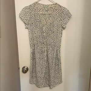 Polka Dot Short Sleeve Dress